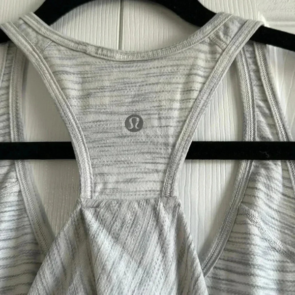Lululemon Essential Tank Tiger Space Dye Hail White - Picture 7 of 7
